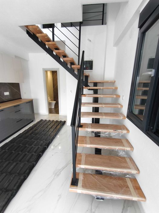 Продава нова къща 58м2 с басейн и двор 120 м2 в Паралия Врасна, Гърция