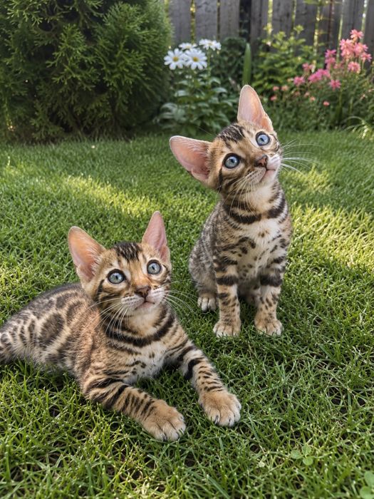 Două pisicuțe Bengal își caută noile familii!