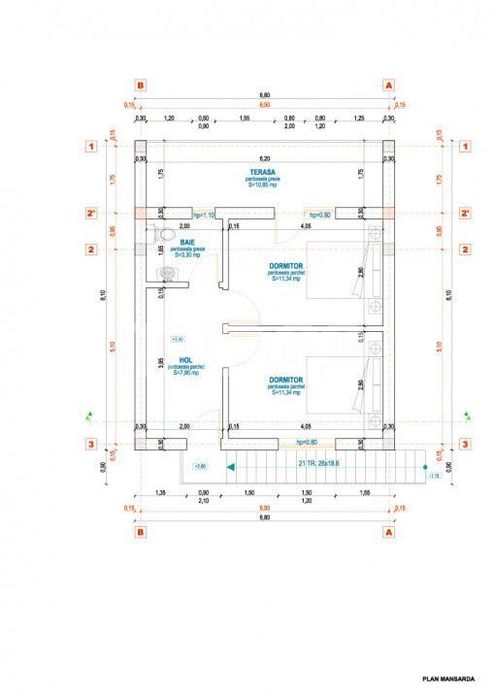 Casa de vacanta - pensiune 96 mp teren de 875 mp in Rasinari Sibiu