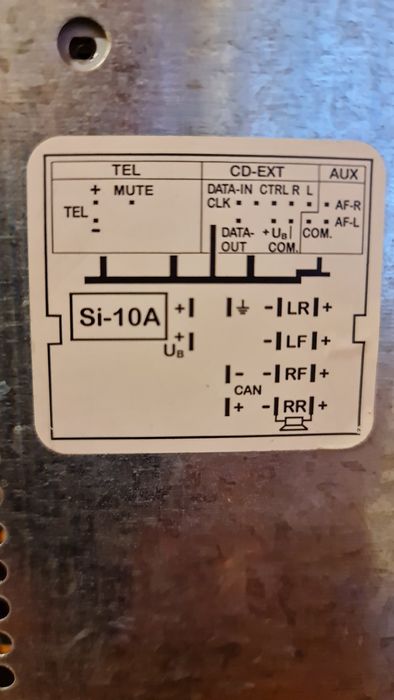 Radio-CD Blues, original Skoda Octavia 2