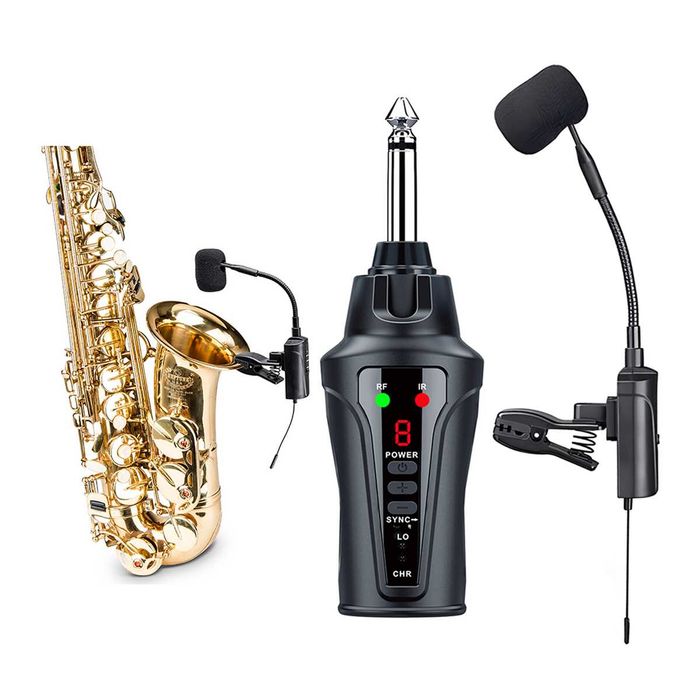 Wireless Cardioid microfon pentru Saxofon si Trompeta ACEMIC ST-5 2.4G Shure