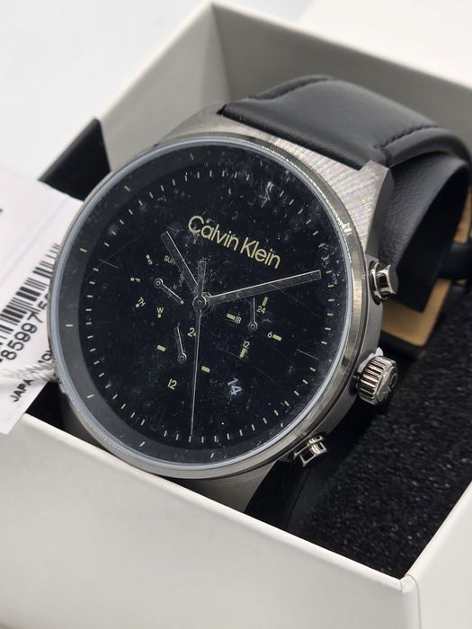 Ceas barbatesc CALVIN KLEIN 25200298 Quartz Negru, produs nou