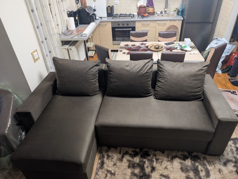 Canapea Coltar Extensibil 245 x 140 x 97 cm