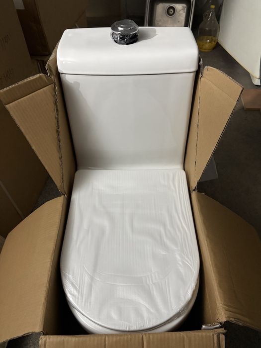 Моноблок с вградено казанче и задно оттичане