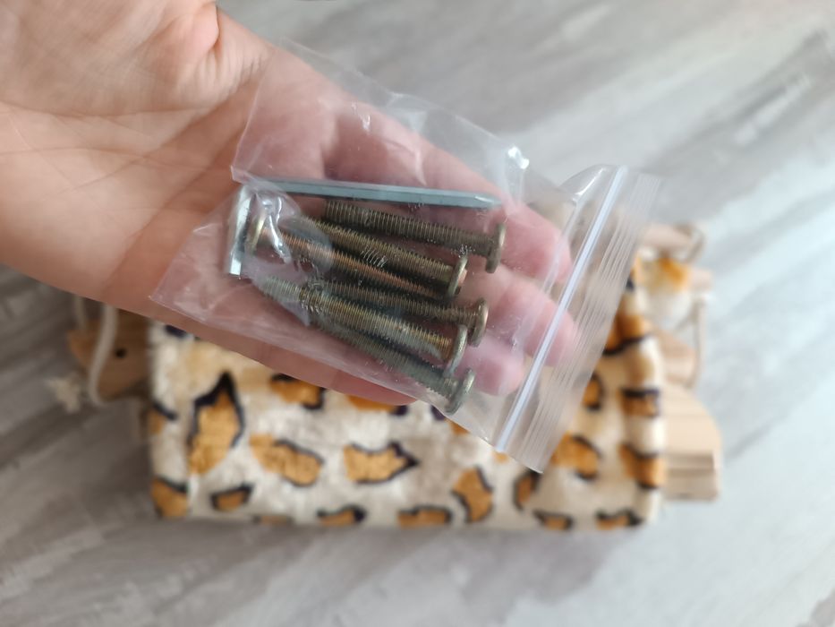 hamac patut pat culcus pentru pisici cu doua fete, din lemn, nou