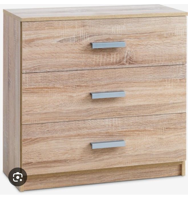 Dulap FANDRUP 96x176 2 uși 3 sertare stejar | JYSK