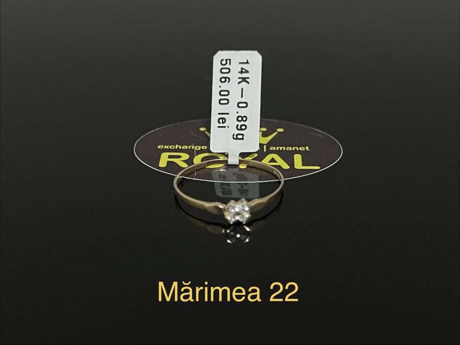Bijuteria Royal CB : Inel dama aur nou 14k 0,89gr