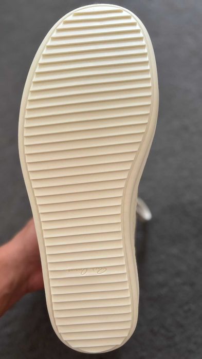 Rick Owens Ramones 44 Milk White low