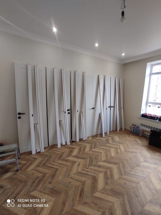 Установка  дверей