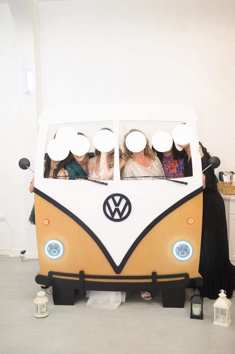 Panou poze evenimente nunta botez cununie majorat petrecere VW T1 auto