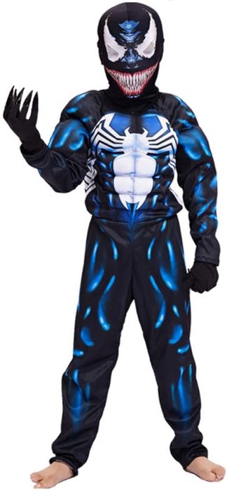 Детски костюми Спайдърмен, Венъм и други висок клас с мускули