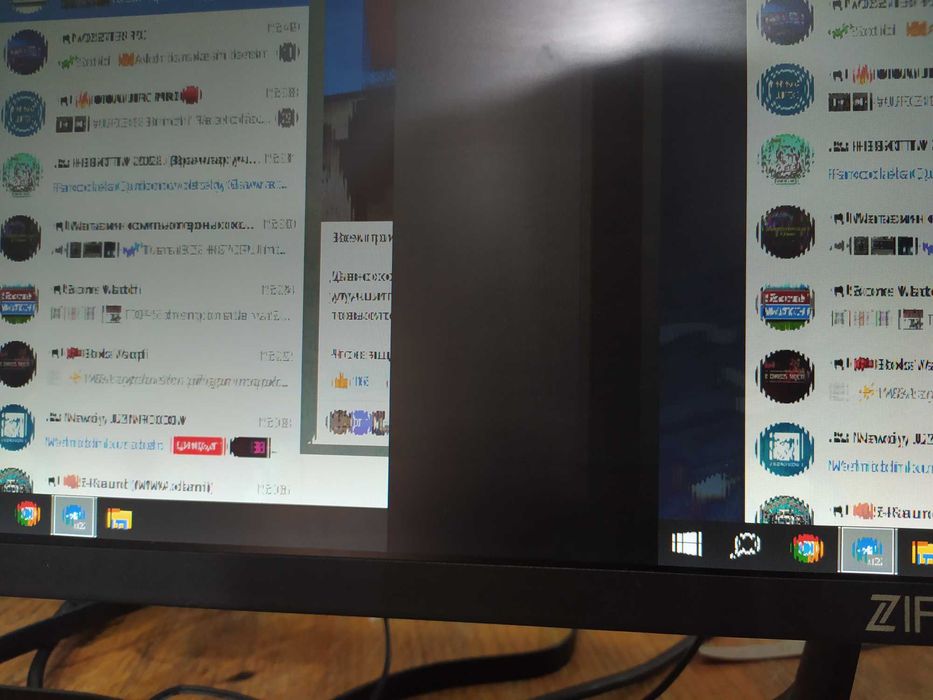 IPS Ziffler G700 144 герц монитор сотилади - матрица синган