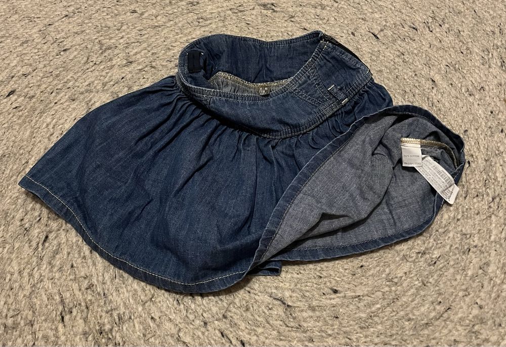 Outfit/ fusta si tricou Zara pentru fetite 5-6 ani/ 116 cm