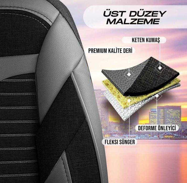 Комплект премиум тапицерия Panda Boston - различни цветове