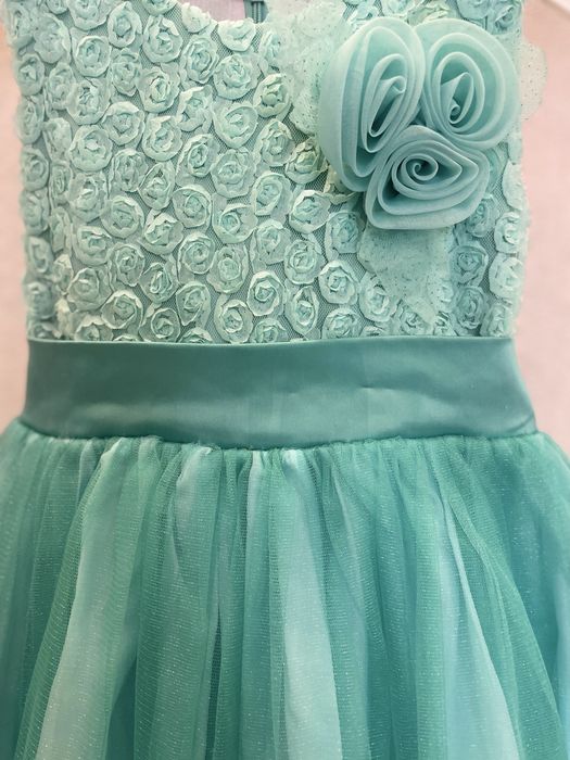 Платье бирюзовое