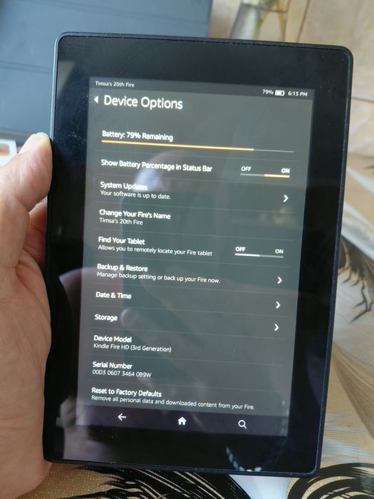 Vind Amazon fire generația 3 cu peste 2300 de cărți în limba română
