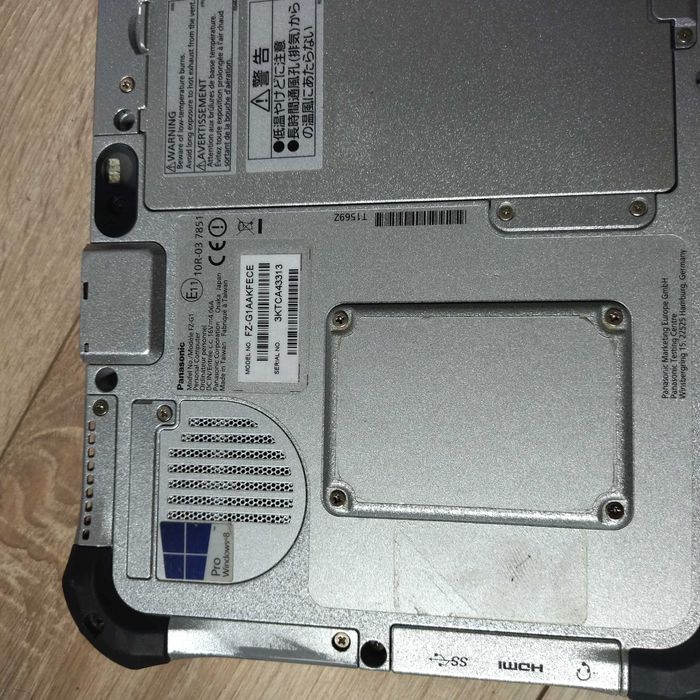 Panasonic 10.1" ToughPad FZ-G1 Win 10 pro tablet 8gb ram 256 ssd