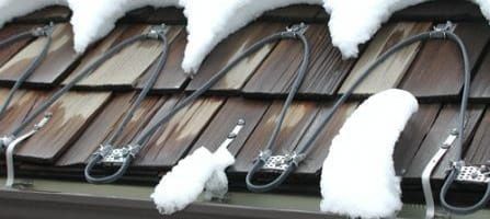 Греющий кабель, обогрев водостоков