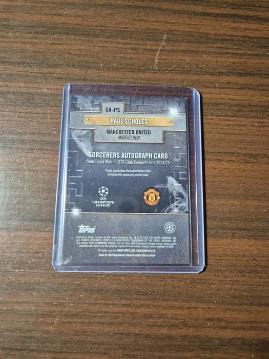 Paul Scholes Topps auto/99