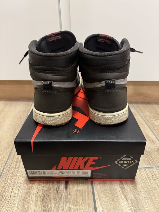 Jordan 1 Gore-Tex Grey and Black