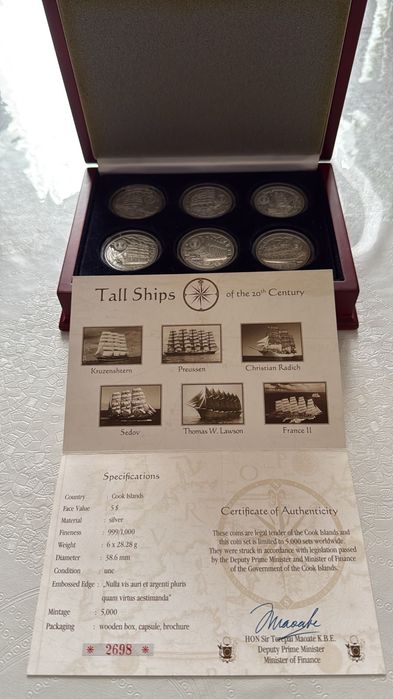 Подарочный набор из 6-ти монет