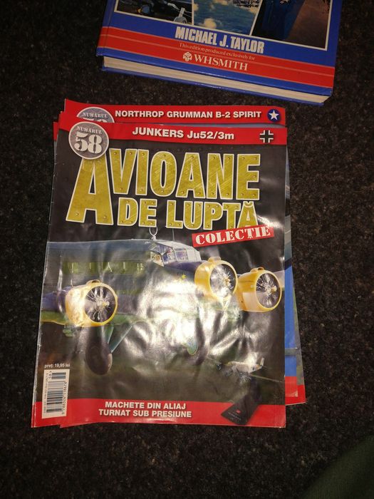 Vînd colecție "Lumea aviației" completă