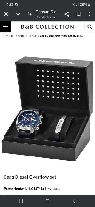Ceas Diesel cu bratara