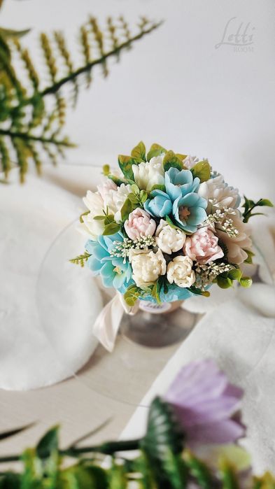 buchet de săpun lucrat manual