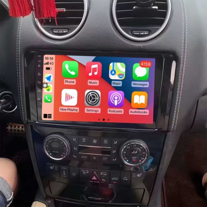1-8GB Navigatie GPS Mercedes ML W164 X164 GL Carplay Android Auto QLED