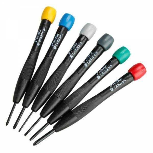 Trusa Surubelnite, 6 Piese de Precizitie, pentru Reparatii Telefoane