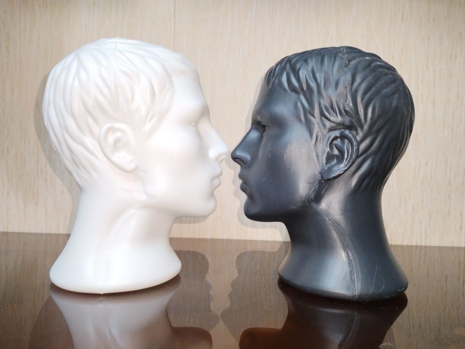 Манекен голова 2 цвета. Новые