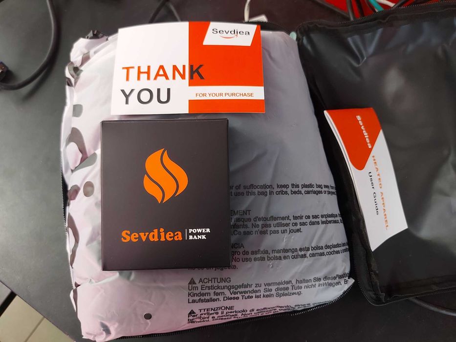 Vesta cu incalzire din Powerbank