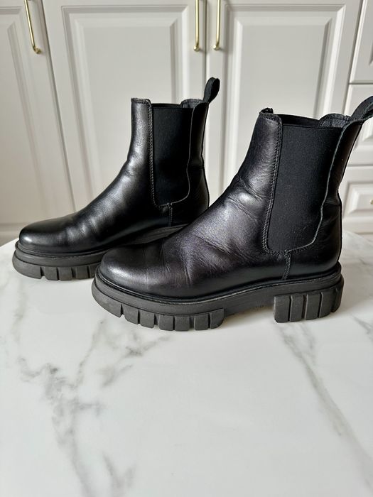 Botine din piele naturala -37