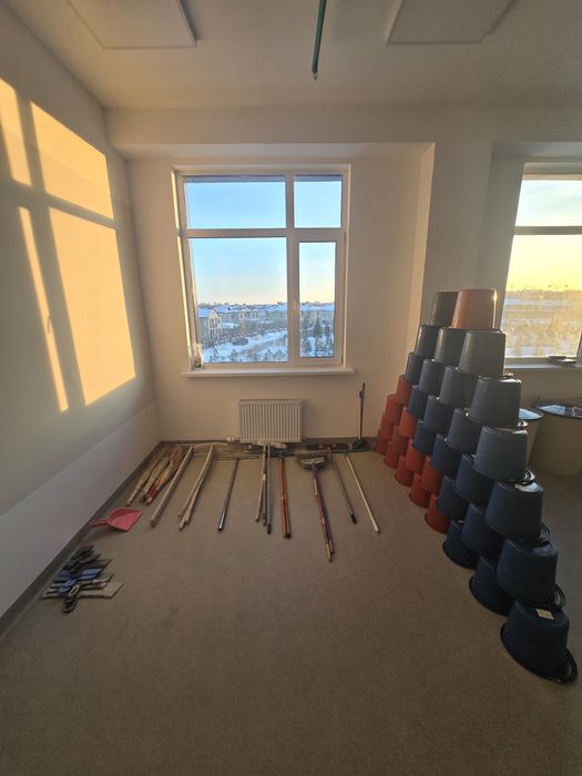 Уборка после ремонта.