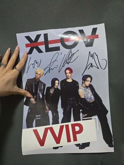 Poster xlov cu autografe