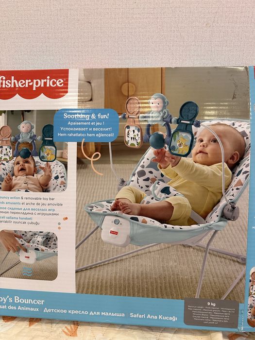 Детский шезлонг Fisher price