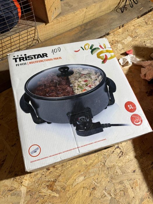 Tigaie grill multifunctionala Tristar PZ-9135, 30cm, 1500W