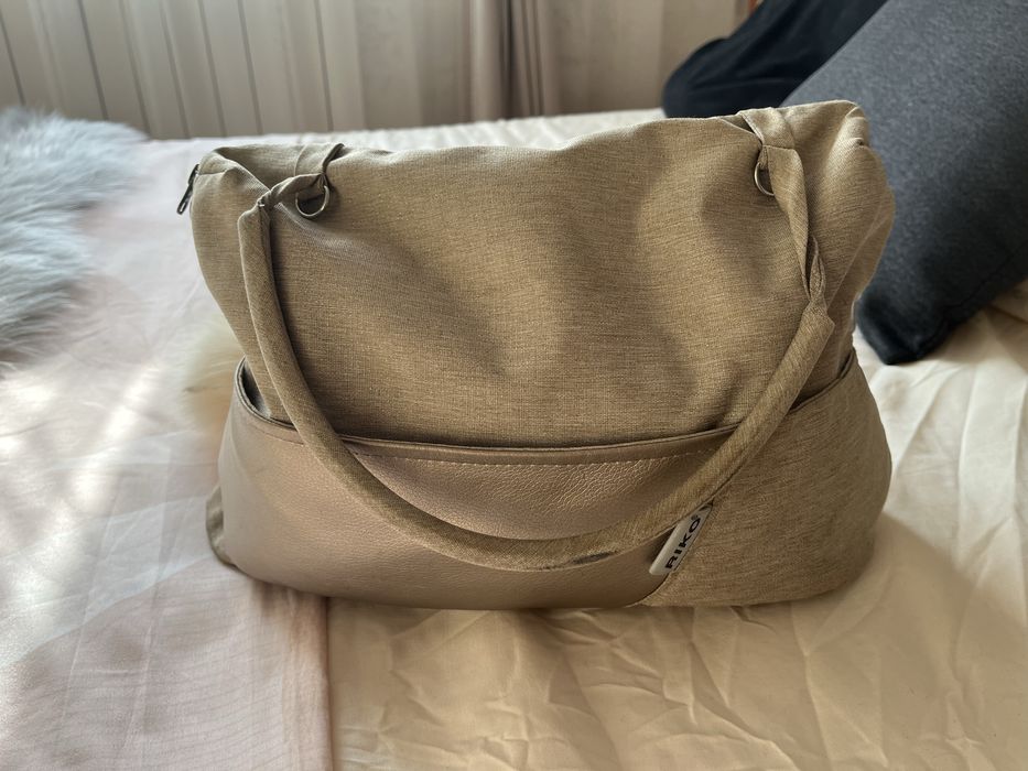 Бебешка количка 2 в 1 Riko Nesa (цвят Pearl Pink / Beige)