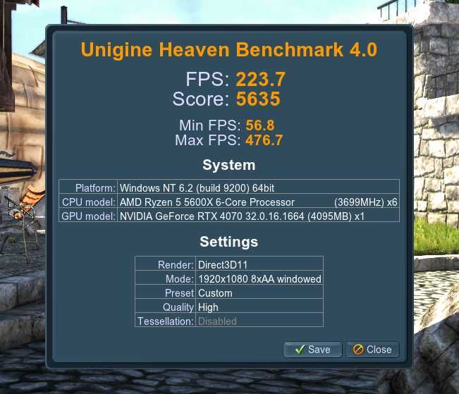 Видеокарта RTX 4070 12GB Asus Dual с оригинална кутия