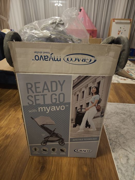 Carucior 2in1 Graco Myavo l, 0-22 kg, pliabil  si usor