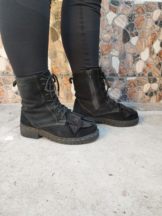 Ghete piele natural întoarsă