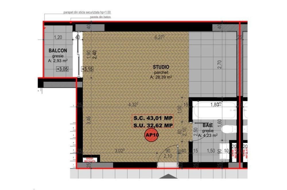 Apartament / Studio in Baile Felix Bihor | Bloc nou