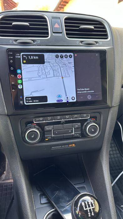 Navigatie android VW Golf 6 CarPlay AndroidAuto RNS DSP SIM USB
