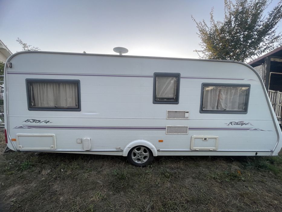 Rulotă Compass Rallye 530/4 – 2001 – Înmatriculată – Panou fotovoltaic