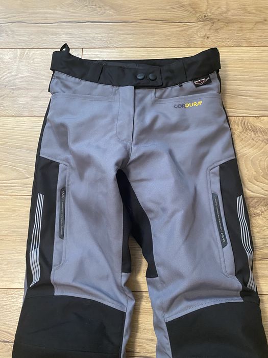 Pantaloni de motocicletă textili FLM Touring3.0 - Negri / Gri,XS 34-36