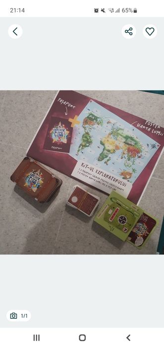 Expeditie in jurul lumii 3 album, harta pasapkrt boxa cutie colectie cartonase