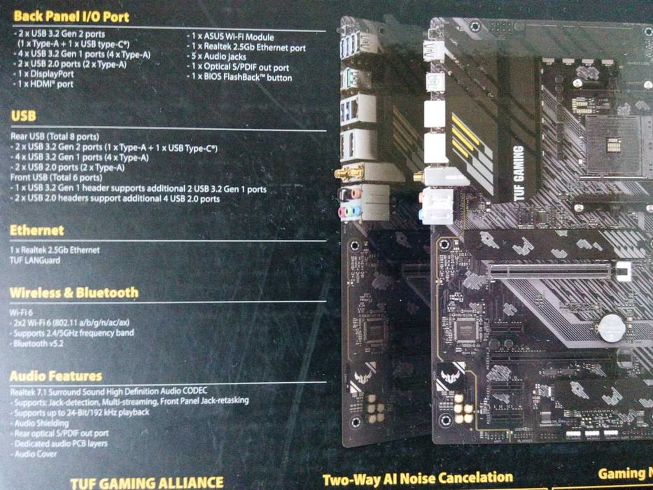 ASUS B550 Plus Wi-Fi II мощная  плата для AMD AM4