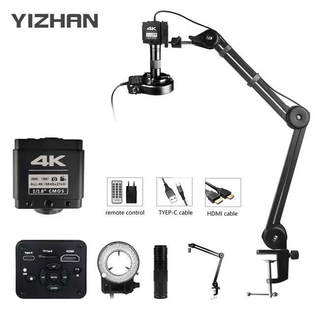 YIZHAN Промышленный видео микроскоп - ( 60Мп / Разрешение 3840х2160P)