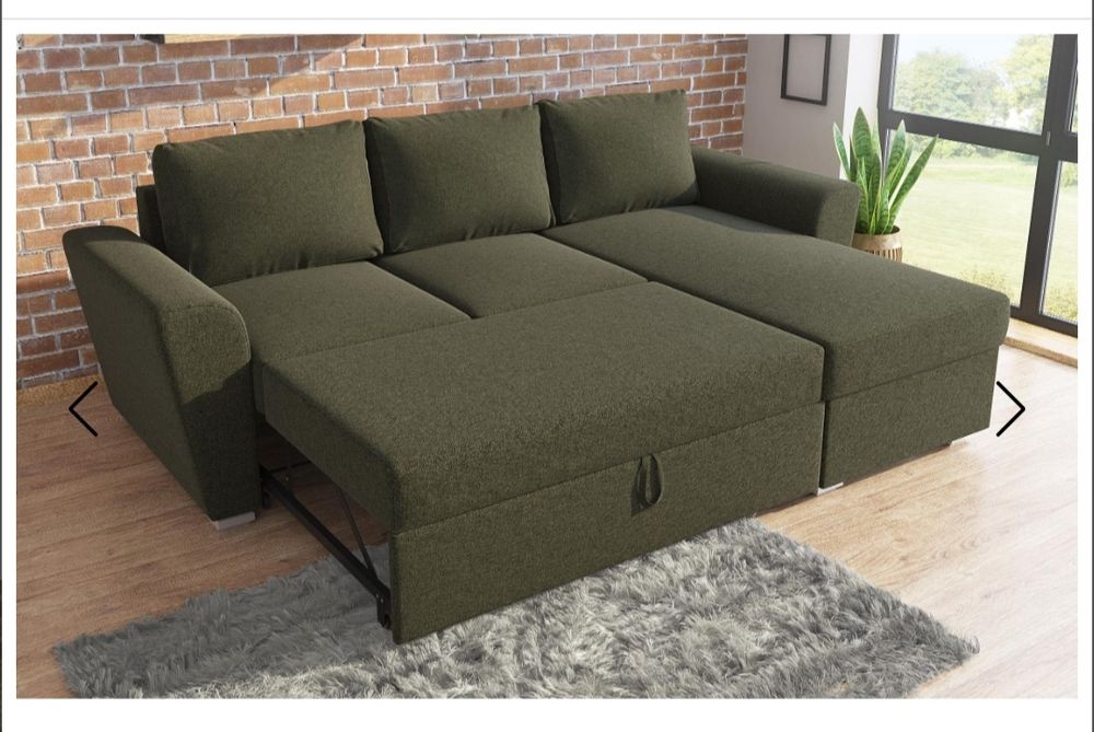 Разтегателен ъглов диван