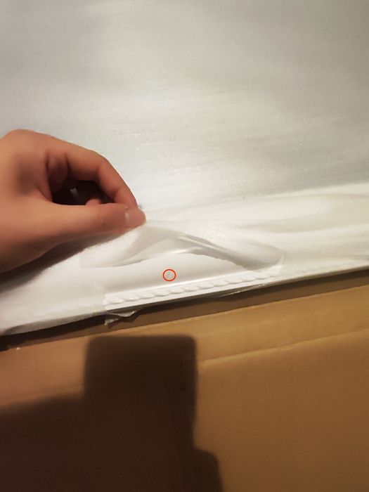 Ново огледало Jysk Maribo 72 x 162 бял гланц